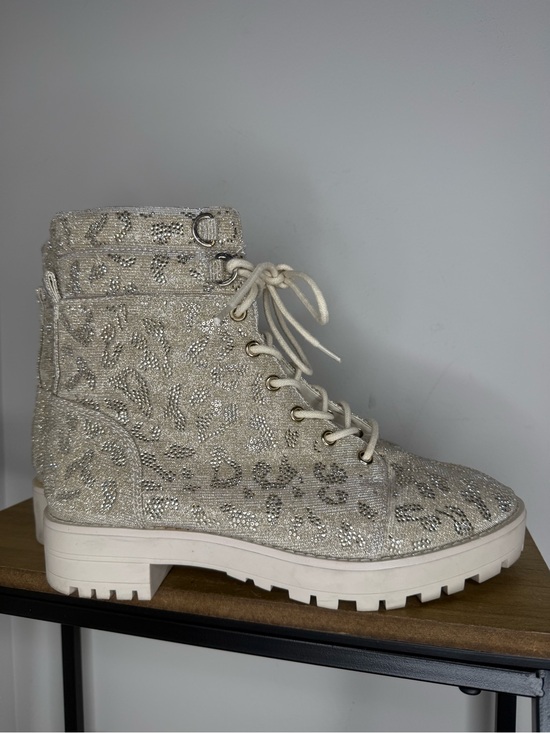 Gianni Bini Shoes - Gianni Bini Balynne Glitzy Leopard Print Sparkle Boots